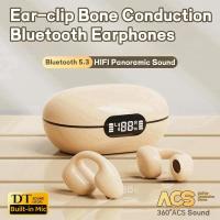 ราคา Bone Conduction Bluetooth Earphones True Wireless Earphones Non in ear Ear clip Sports Earphones wih Mic (20808985540)