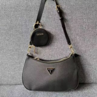 ราคา GUESS กระเป๋าสะพายไหล่แฟชั่นผู้หญิงกระเป๋าแบบหนีบแขน VG841618 (20082937010)