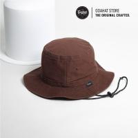 ราคา G007 Brown หมวกเดินป่า ทรงบักเก็ต มีสายรัดคางยาว สีน้ำตาลวินเทจ มีไซส์ใหญ่ (19792995475)