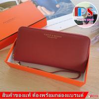 ราคา Classic Modern ของแท้ กระเป๋าสตางค์ผู้หญิงใบยาว ซิปรอบ หนัง saffiano หนังสวยมาก (5918104818)