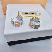 ราคา MIU MIU EARRING ต่างหูมิว มิว สัญลักษณ์ M M วงกลม งานสวนยประดับคริสตัล อะไหล่เงิน ราคา 139 ไม่รวมอุปกรณ์ พร้อมส่งในไทย (21178738967)