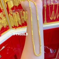 ราคา สร้อยคอทอง1บาท YHGOLD ลายทาโร่ สามห่วง ทองคำแท้96 5 (7667376076)