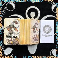 ราคา ไพ่ทาโรต์กล่องดีบุก Vintage พร้อมหนังสือคู่มือกระดาษ ขนาดพกพา10 3X6ซม ไพ่ทำนาย ไพ่ยิปซี ไพ่ออราเคิล ไพ่ยิบซี ไพ่ทาโร่ ไพ่ดูดวง ไพ่ทาโรต์ Tarot Card Deck (20963025934)