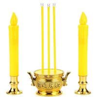 ราคา กระถางธูปอิเล็กทรอนิกส์ LED เชิงเทียนเชิงเทียน ชุดกระถางธูปไฟฟ้า เชิงเทียนปลอม เทียนใส่ถ่าน เทียนไฟฟ้า ธูปLED เทียนอิเล็กทรอนิกส (20251440735)