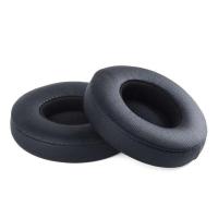 ราคา พร้ อมส่งใน ฟองน้ำหูฟัง 2 Pcs High Quality Soft Leather Replacement Ear Cushion Earpads For Studio 2 3 Solo 2 3 Wireless Ear Pads Earbuds For Beats Studio 2 Wireless Headphone Earpads Black printing (