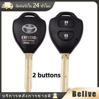 ราคา กรอบกุญแจรีโมทTOYOTAโตโยต้า Vios Yaris Vigo Innova Camry แบบ 2 4 ปุ่ม (20759481978)