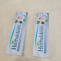 ราคา แพ็คคู่2หลอด ยาสีฟันสมุนไพร Herbaldents เฮอร์เบิลเดนท์ ขนาด 120 กรัม ดับกลิ่นปาก ลดการเสียวฟัน (20851711311)