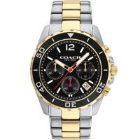 ราคา COACH 14602553 TWO TONE STAINLESS STEEL STRAP MEN WATCH 14602555 14602557 (21073151527)