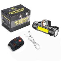 ราคา ไฟฉายคาดหัว Outdoor LEDไฟฉายคาดศีรษะ ไฟฉาย ฟคาดหัว ไฟฉายชาร์จไฟ USB Rechargeable Headlight (20905050256)