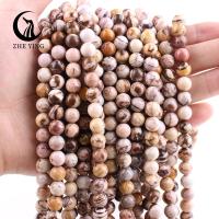 ราคา 6 มม 8 มม 10 มม ลูกปัดหินธรรมชาติออสเตรเลีย ZEBRA Jasper สร้อยข้อมือสร้อยคอหลวมอัญมณีหินรอบลูกปัดสำหรับเครื่องประดับทำ (20973793623)