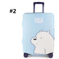 ราคา ผ้าคลุมกระเป๋าเดินทาง แบบผ้ายืด ป้องกันฝุ่น ลายการ์ตูน สไตล์เกาหลี แฟชั่น luggage cover luggage protector (18983915746)