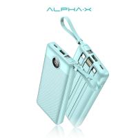 ราคา ALPHA X E10 Power Bank 10000mAh พาวเวอร์แบงค์ Built In Cable x4 สำหรับ TypeC Micro USB USB L รับประกันสินค้า 1 ปี (16894007079)