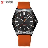 ราคา นาฬิกาควอทซ์คลาสสิกของผู้ชาย CURREN พร้อมตัวเรือนโลหะผสม44มม และสายซิลิโคนนาฬิกาควอตซ์กันน้ำนาฬิกาข้อมือผู้ชาย (19413558227)