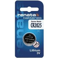 ราคา ถ่านกระดุม Renata CR2025 ของแท้ 3V ถ่านสวิส ถ่านใหม่ 1 ก้อน (16697000960)