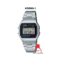 ราคา CASIO นาฬิกาข้อมือ ของแท้ 100 A158WA 1 l นาฬิกาจับเวลา 1 100 วินาที l ระบบไฟไมโคร l สายสเตนเลสสตีลแท้ l กันน้ำ l รับประกัน 1 ปี l มีใบรับประกัน (20853511169)