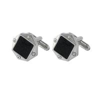 ราคา Circular Starry Sky Sand Metal Cufflinks New Minimalist French Set Rhinestone Mens Shirt Button (18615618359)