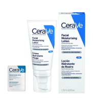 ราคา Cerave Facial Moisturizing Lotion PM 52 ml เซราวี เฟเชียล มอยซ์เจอร์ไรซิ่ง โลชั่น สำหรับ ผิวหน้า 52ml ฟรี Cerave Moisturising 1ซอง สูตรสำหรับผิวธรรมดาถึงผิวแห้ง (15147165494)