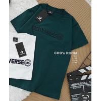 ราคา พร้อมส่ง เสื้อยืดงานปัก converse สีพื้น คอกลม แขนสั้น ผ้าคอตตอนนิ่ม ทรงตรง (20796419501)