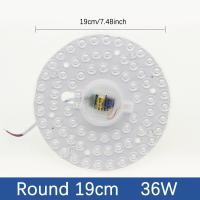 ราคา แผงไฟ LED 220V วงแหวนกลมแผงวงจร LED ไฟ LED 12W 18W 24W 36W 72W สำหรับเปลี่ยนไฟติดเพดานโคมไฟโมดูล LED (21170348220)