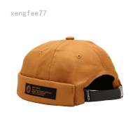 ราคา ผู้ชายผู้หญิงฮิปฮอปปรับภาษาฝรั่งเศสคำBrimlessหมวกStreet Dance Retro Skullcapหมวกกะลาสี (5646048051)