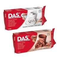 ราคา ดินปั้น DAS สีขาว สีอิฐ 500 กรัม 1 ก้อน ดินปั้นธรรมชาติ Air Hardening Clay (4681130659)