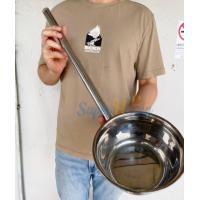 ราคา ที่ตักน้ำซุป ที่ตักอาหาร ตักน้ำร้๊อน ด้ามยาวสแตนเลส ด้ามยาวพิเศษ กระบวยน้ำ ช้อนน้ำยาว กระบวยโจ๊ก (20321707685)