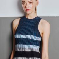 ราคา knitCircle WELL NOTED Dress 3สี Office collection เดรสแขนกุดไหมพรม ลายทอ Rib สลับสี ถักแน่น เนื้อผ้านุ่มหรู มีความหนา เก็บทรง (20426738311)