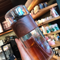 ราคา กระบอกน้ำกรองชา กันความร้อน แก้วน้ำ 2 ชั้น ขนาด 310ml (20228960844)