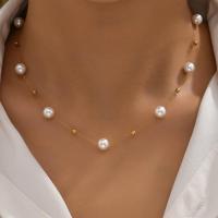 ราคา สร้อยคอสร้อยคอมุกแท้สำหรับผู้หญิงแบบเรียบง่ายของขวัญประเภทเครื่องประดับสร้อยคอโซ่ทองแดงสำหรับงานแต่งงาน (19668296177)