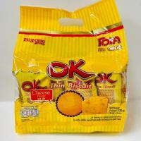 ราคา OK โอเค Thin Biscuit ทินบิสกิต ขนมปัง แผ่นบางกรอบ 6รส 25g x 12ซอง (21011287301)