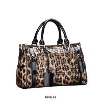 ราคา AIDRANI กระเป๋าถือผู้หญิงแบบใหม่กระเป๋าหนังวัวสะพายไหล่คาดลำตัวกระเป๋าหนังใบใหญ่สำหรับผู้หญิง พิมพ์ลายเสือดาว (20718913974)