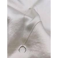 ราคา สร้อยคอ สร้อยคอจี้ พระจันทร์เสี้ยว เงินแท้ ทองแท้ ชุบทอง 18 กะรัต (10321632722)