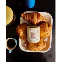 ราคา Pain au Chocolat soy wax scented candle Saucer (21232129341)