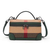 ราคา Aidrani กระเป๋าสะพายข้างใบเล็กทำจากผ้าใบกระเป๋าโทรศัพท์คาดลำตัวสะพายไหล่ข้างเดียวแฟชั่นลายสก๊อต (20970603982)