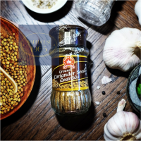 ราคา 35 กรัม เม็ดผักชีป่น โคเรียนเดอร์ซีดป่น เมล็ดลูกผักชีป่นอบแห้ง ตรามือที่ 1 ง่วนสูน ในขวดแก้ว Nguan Soon Ground Coriander Seeds in a Glass Bottle of 35 grams (10769668852)