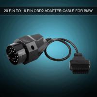 ราคา 20 Pin to 16 Pin OBD2 Adapter Connector Cable Scanner Cable for BMW E36 E38 E39 E46 E53 X5 Z3 (19798924147)