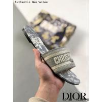 ราคา คริสเตียน ดิออร์ Authentic Christian Dior แท้ Dior Womens 2022 Early Spring Collection Slides แบรนด์หรู รองเท้ากีฬา รองเท้าแตะ รองเท้าชายหาดแฟชั่น รองเท้าแตะผู้ชาย รองเท้าแตะผู้หญิง รองเท้าแตะเด็ก (20