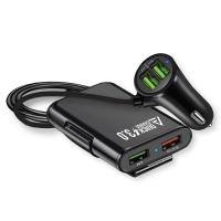 ราคา ส่งฟรี Asaki CAR CHARGER 8A Fast Charge ที่ชาร์จไฟรถ อุปกรณ์ชาร์จไฟในรถยนต์อเนกประสงค์ USB 4 ช่องชาร์จ ชาร์จเร็ว รุ่น A 32C ของแท้ รับประกัน 1 ปี (10608070114)