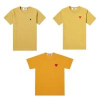 ราคา พร้อมส่ง Play Comme des garcons ของแท้ช็อปญี่ปุ่น100 เสื้อยืดสีพื้น ส้ม กากี หัวใจเล็กอกซ้าย ของแท้จากช็อปญี่ปุ่น (19387188249)