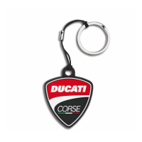 ราคา พวงกุญแจ Ducati Corse Shield Rubber Key Ring (20824695006)