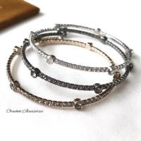 ราคา Rozy S 14k bracelet กำไลคริสตัล Swa ตัวเรือนชุบทองคำขาว (16300592958)