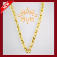 ราคา สร้อยคอทอง ชุบทองไมครอนเคลือบแก้วอย่างดี ลายโซ่ฝรั่งแบนเกลี้ยง น้ำหนัก 1 บาท ความยาว 24 นิ้ว (616152311)