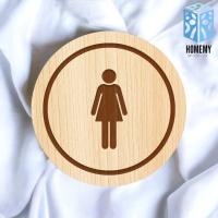ราคา Homemy ป้ายห้องน้ำ แบบที่ 5 TOILET งานไม้แท้ ยิงสลักเลเซอร์คมชัดสวยงาม wood laser wooden minimal ตกแต่งร้าน รับทำป้าย รับแกะสลักเลเซอร์ รับผลิตตามแบบ (20817725080)