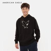 ราคา American Eagle Graphic Hoodie เสื้อ ฮู้ดดี้ ผู้ชาย กราฟฟิค NMSC 019 2092 001 (19684433246)