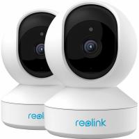 ราคา Home Security Camera System Reolink 3MP HD Plug in Indoor WiFi Camera Pan Tilt Pet Camera Baby Monitor Night Vision 2 Way Audio Motion Alerts 7 Day Free Cloud Local SD Card Storage E1 2 Pack 2 Pack In