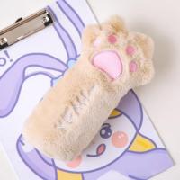 ราคา กระเป๋าดินสอเก็บของกระเป๋าผ้ากล่องดินสอกรงเล็บแมวกำมะหยี่ญี่ปุ่น (17814605807)