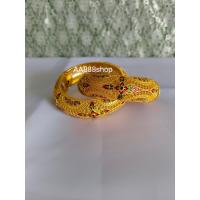 ราคา เครื่องประดับชุดไทย กำไลสีทองลงยางานสวยกำไลเพชรสีทอง เครื่องประดับไทย เครื่องประดับชดไทย ราคาขายคู่ (18286081616)