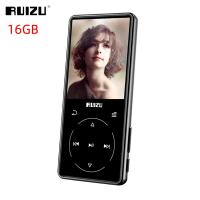 ราคา เครื่องเล่น MP4 MP3บลูทูธ D16 RUIZU พร้อมลำโพง16GB เครื่องเล่นเพลงไม่สูญเสียข้อมูล Hi Fi แบบพกพาวอลแมนกีฬามินิเครื่องเล่นวิดีโอเสียงมัลติฟังก์ชั่นรองรับวิทยุ FM บันทึกเสียงหนังสืออิเล็กทรอนิกส์นาฬิกา 