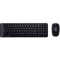 ราคา WIRELESS KEYBOARD MOUSE คีย์บอร์ดและเมาส์ไร้สาย LOGITECH MK220 WIRELESS BLACK (16387868850)