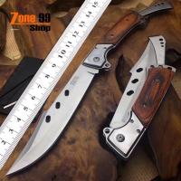 ราคา FOLDING KNIFE มีดพับหางแฉกพร้อมซอง มีดพับ มีดเดินป่า มีดล่าสัตว์ มีดสะสม USA Army Knife Hunting Knife (15197926604)